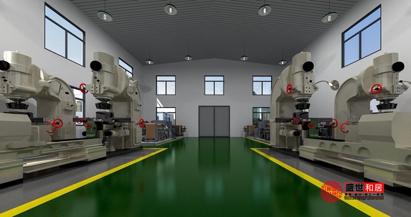 合肥廠房裝修設(shè)計：電子廠車間地面為什么大多都是綠色？