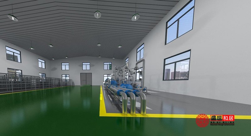 合肥廠房裝修設(shè)計：電子廠車間地面為什么大多都是綠色？